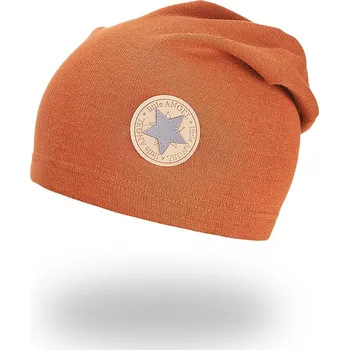 Módní doplněk Čepice spadlá hřejivá - medová - Velikost 3