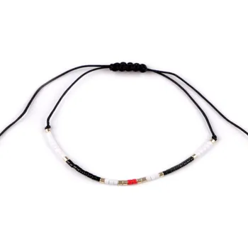 Náramek Náramek shamballa s rokajlem, malé, 6 černá