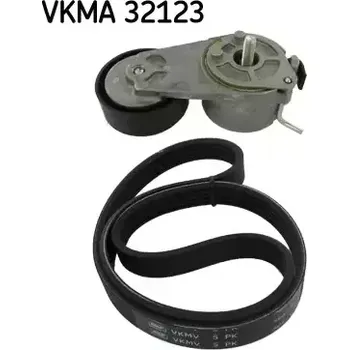 Motor automobilu SKF Sada drážkových klínových řemenů SK VKMA32123