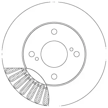 Brzdový kotouč TRW Brzdový kotouč - 231 mm TRW DF6990