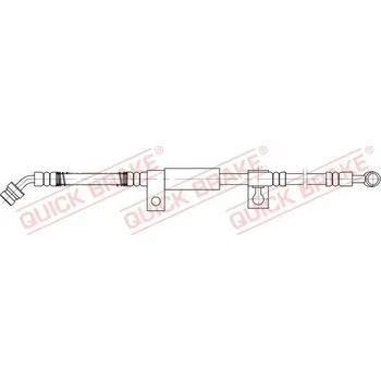 Brzdová hadice Quick Brake Brzdová hadice QB 58.827