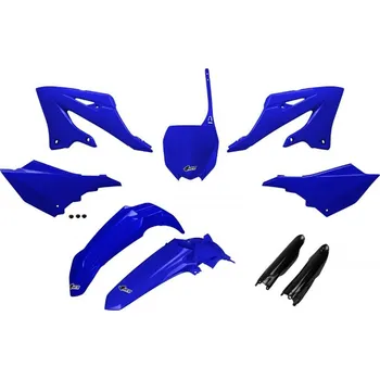 UFO sada plastů a kryty tlumičů YAMAHA YZ 125 / 250 '22-'24 (OEM modrá/černá)