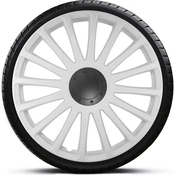 Poklice na kolo J-TEC Poklice na kola - kryty kol Grand Prix White 14" - sada 4 ks -