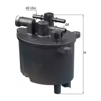 Palivový filtr MAHLE Palivový filtr MAO KL 581