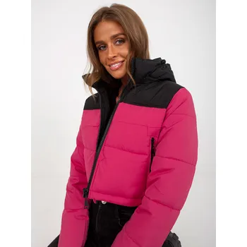 Dámská bunda NM KR D2 3825 73P černá a červená XL