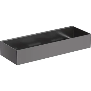 Drátěná police Omnires Uni koupelnový košík černá UN10335AT