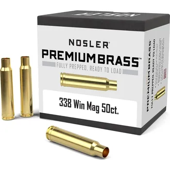Příslušenství pro sportovní střelbu Nábojnice Nosler Premium Brass .338 Win. Mag. (50ks)