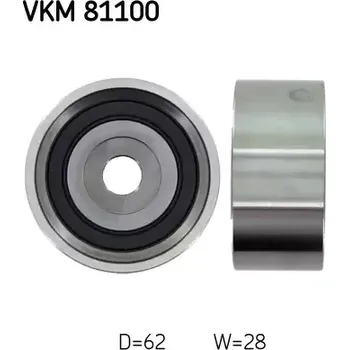 Rozvod motoru SKF Vratná/vodící kladka - ozubený řemen SK VKM81100