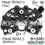 MOBILETRON Usměrňovač alternátoru MBT RB-107H