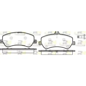 Brzdová destička ROADHOUSE Sada brzdových destiček RDH 21377.00