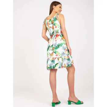 Dámské šaty Šaty WN SK 0806 5.44 bílá a zelená L/XL