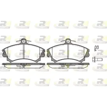 Brzdová destička ROADHOUSE Sada brzdových destiček RDH 2590.02