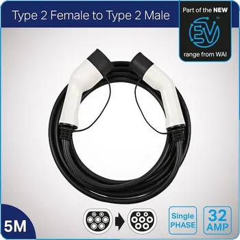 Autobaterie Nabíjecí kabel k elektrovozu 32A - jedna fáze