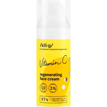 Pleťový krém Kilig Vitamin C regenerační krém na obličej, 50 ml