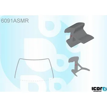 Autosklo PILKINGTON Bauset (lišta) čelního okna AS 6091ASMR