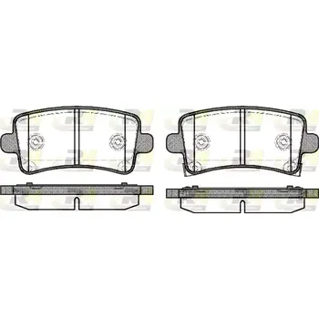 Brzdová destička ROADHOUSE Sada brzdových destiček RDH 21388.04