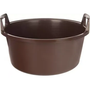 Škopek UH s uchy 25 l hnědá