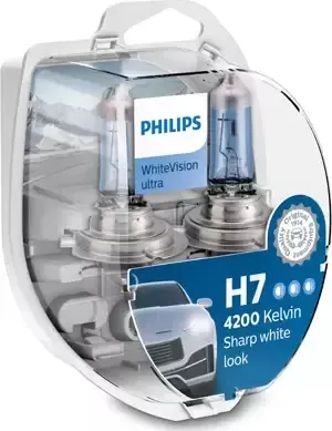 PHILIPS Žárovka dálkového světlometu WhiteVision ultra PHI 12972WVUSM