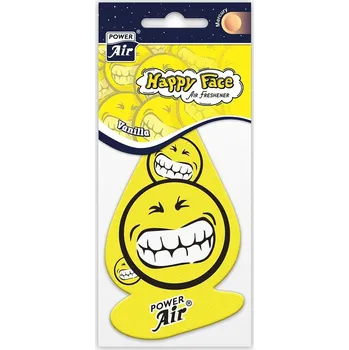 Vůně do auta POWER Air Happy Face Zuby Vanilla 1 ks KO HF-5c
