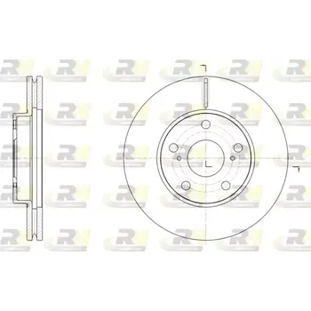 Brzdový kotouč ROADHOUSE Brzdový kotouč - 277 mm RDH 61539.10
