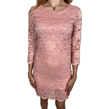 Dámské šaty Metrofive Dámské růžové pouzdrové šaty MADY Barva: Růžová, Velikost: S-M