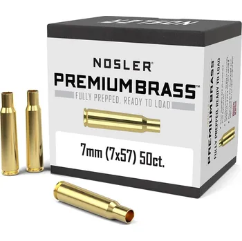 Příslušenství pro sportovní střelbu Nábojnice Nosler Premium Brass 7x57 Mauser (50ks)
