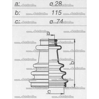 GOMET manžeta ke kolu , přetahovací (sada) GO 662540BSC