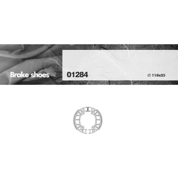 Brzdová čelist BRENTA brzdové čelisti - pakny DERBI 50 GILERA RUNNER / typHOON, PIAGGIO zip / HEXAGON (110X25mm) (FT 1284) (BRENTA brzdové čelisti - pakny DERBI 50 GILERA RUNNER / typHOON, PIAGGIO zip / HEXAGON (110X25mm) (FT 1284))