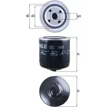 Olejový filtr MAHLE Olejový filtr MAO OC 145
