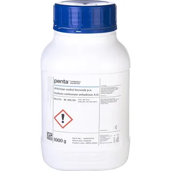 Bazénová chemie Uhličitan sodný bezvodý, p.a., 1000 g, Penta