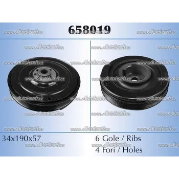 Motor automobilu Starline řemenice klikové hřídele RS 658019