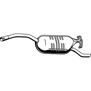 Zadní díl výfuku Starline Koncový díl výfuku 28.12.400