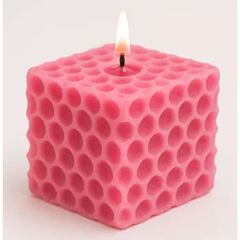 Svíčka Vonná svíčka Zajímavý patvar | 90 g | Svíčkománie3D | Barva: Růžová