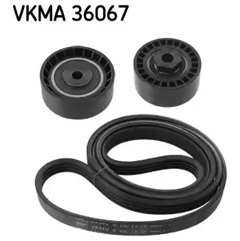 Motor automobilu SKF Sada drážkových klínových řemenů SK VKMA36067
