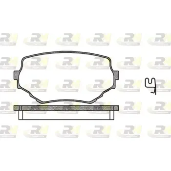 Brzdová destička ROADHOUSE Sada brzdových destiček RDH 2594.02
