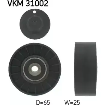 Motor automobilu SKF Vratná/vodící kladka - klínový žebrový řemen SK VKM31002
