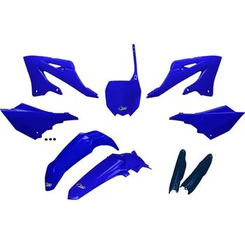 UFO sada plastů a kryty tlumičů YAMAHA YZ 125 / 250 '22-'24 (OEM modrá)