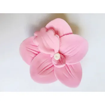 Jedlá dekorace na dort Dortisimo Cukrová orchidej růžová (9 ks)