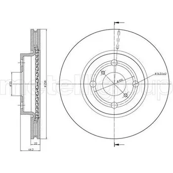 Brzdový kotouč Brzdový kotouč CIFAM 800-879C