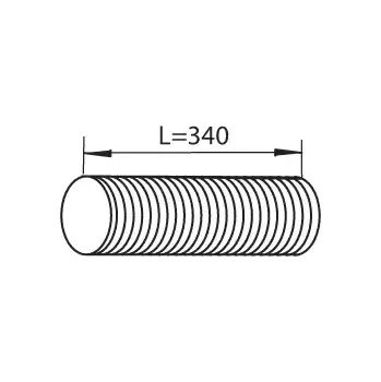 Výfuková trubka DINEX Výfuková trubka DNX 82214