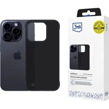 Pouzdro na mobilní telefon Pouzdro 3mk Just20g Matt Case pro Apple iPhone 15, černá