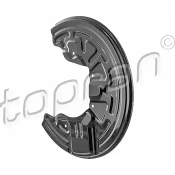 Brzdový kotouč TOPRAN Ochranný plech proti nečistotám brzdového kotouče TPR 117 978