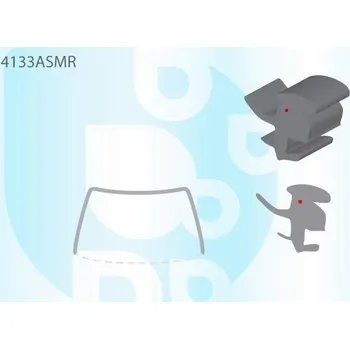 Autosklo PILKINGTON Bauset (lišta) čelního okna AS 4133ASMR