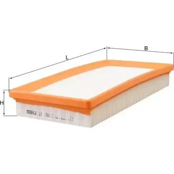 Autodíl MAHLE Vzduchový filtr MAO LX 1781/2