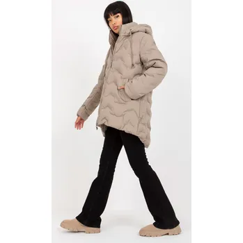 Dámský kabát Dámská bunda NM KR P22 6632 62.00P béžová S