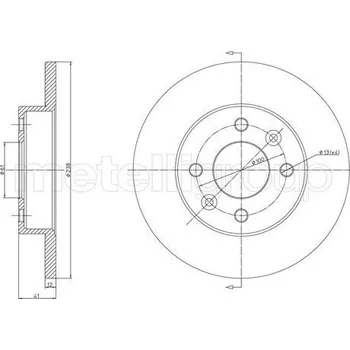 Brzdový kotouč Brzdový kotouč CIFAM 800-082