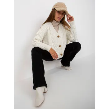 Dámský svetr Dámský svetr LC SW 8008 ecru jedna velikost