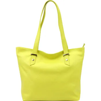 Kabelka Kožená kabelka Luka 24-080 žlutá