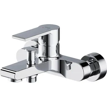 Vodovodní baterie CERSANIT - Nástěnná vanová baterie BRASCO, páková, chrom S951-229 CERSANIT