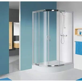 Sanplast Sprchový kout asymetrický s vaničkou kpl-L(P)-KP4/TX5b, posuvné dveře